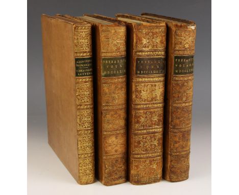 Pennant (Thomas), A TOUR IN SCOTLAND AND VOYAGE TO THE HEBRIDES; MDCCLXXII, parts I and II, first edition, full leather, gilt