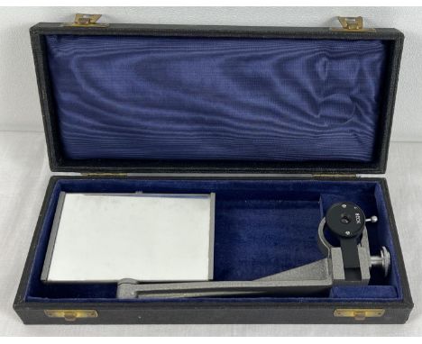 A vintage Pantograph drawing tool in blue fabric lined case. For reducing/enlarging engineering drawings. 