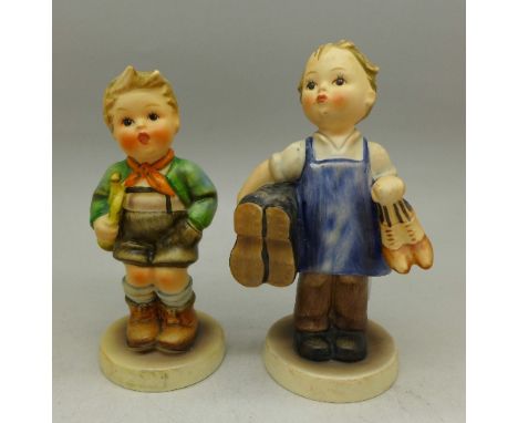 Two Hummel figures