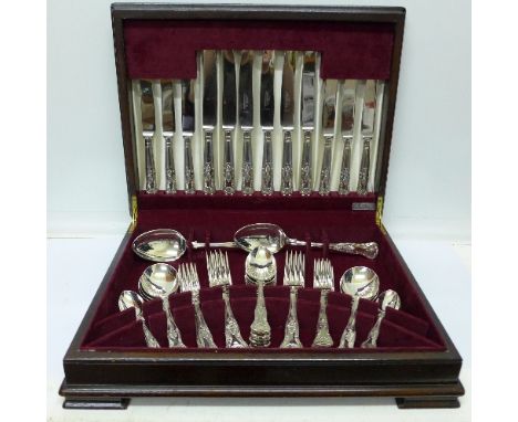 A 44-piece canteen of cutlery, K. Bright Ltd, Sheffield