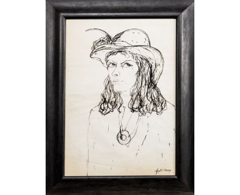 watercolour on paper, signed framed and under glass image size 72cm x 79cm, overall size 90cm x 68cm Note: Bellany's work is 
