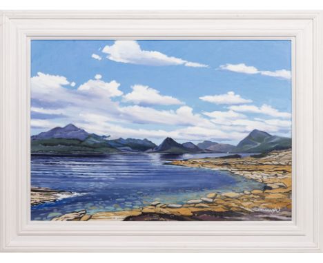 oil on board, signed, titled verso framed and under glass image size 62cm x 89cm, overall size 82cm x 108cm Note: Frank Colcl