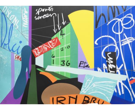 limited edition screenprint on paper, signed and numbered 54/75 unframed overall size 56cm x 75cm Note: McLean studied at Gla