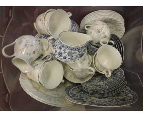 A "Campion" part tea service and a Minton "Shalimar" pattern part tea service