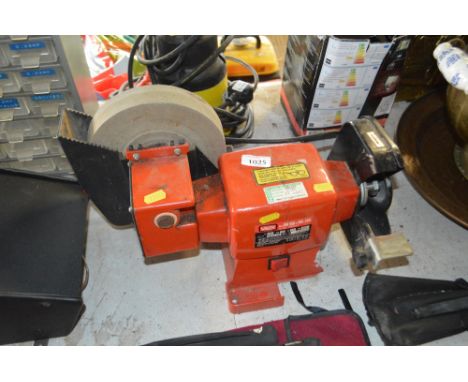 A Valex bench grinder