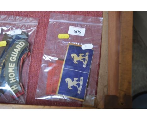 Various British army badges