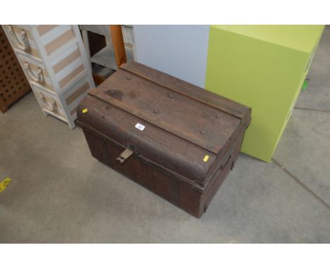 A metal trunk