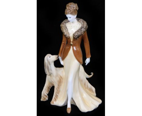 A Royal Worcester figure, Francesca Royal Worcester Collectors Society 1999, printed marks beneath, 26cm H.