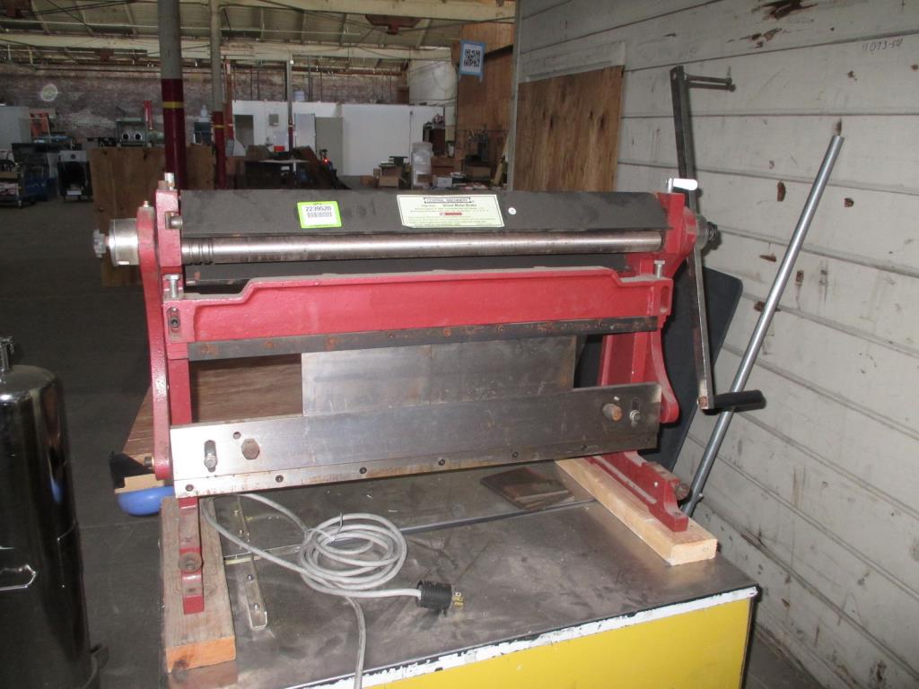 Central Machinery 5907 30" Metal Shear, Press Brake, and Slip Roll, 20