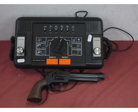 Interstate 1160 TV Games Console and Pistol Accessory. Untested for working order, spares/repair.  