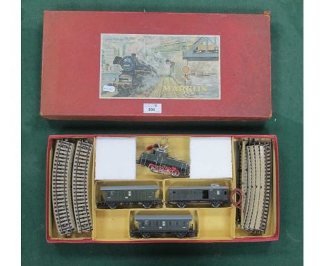 A Marklin 'HO' Gauge Boxed Ref No FM 829/3 Train Set, consisting of Class BR E63-02 3 rail electric locomotive with single pa