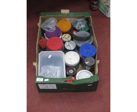 A quantity of model vehicle spare wheels and tyres often sorted by type. (One Box).