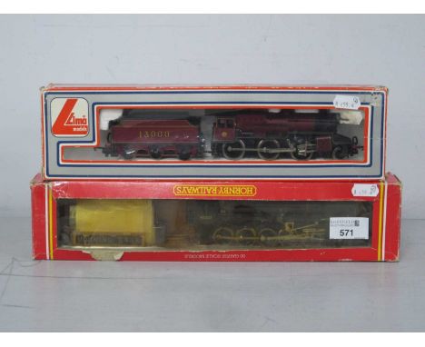 Two 'OO' Scale Locomotives, Hornby R.330 2-10-0 9F Class, boxed and Lima 2-6-0 with tender, boxed, both untested.