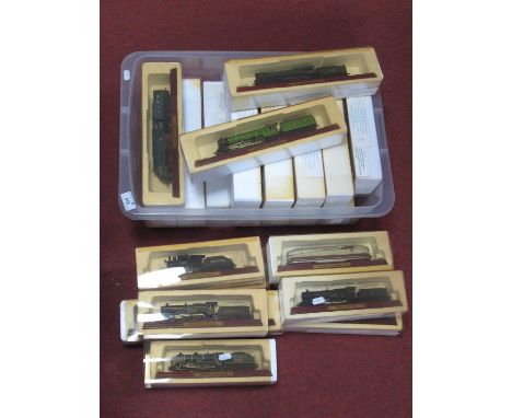Twenty Three Boxed Static Display Model Locomotives to include King Class GWR, Duchess LMS, discolouration to packaging noted