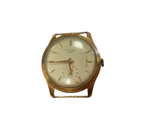18ct gold cased Baume &amp; Mercier wristwatch, 34mm diamaterWeight 23.5 grams.Back of case weighs 4.3 grams
