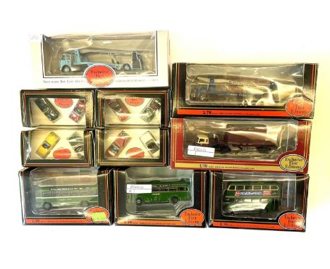 Mixed lot of boxed Corgi die-cast 'Exclusive First Edition' vehicles. To include: - Bedford TK articulated Flatbed, british R