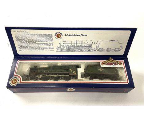 A boxed Bachmann Branch line 00 gauge model 4-6-0 Jubilee class. 'Silver Jubilee' 45552