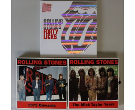 ROLLING STONES CD/7"/12", To include 11 items: Rolling Stones - Forty Licks: A Special Limited Edition CD Box Set featuring 2