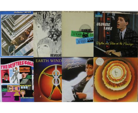 BEATLES LPS/SOUL/ROCK AND ROLL. Eclectic mix of approx 48 LPs, 5 x 78s and 12 x 7" singles. Names and titles to include: The 