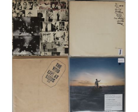 STONES/BEATLES/FLOYD/THE WHO - CLASSIC LPs. 4 x collectable LPs essential to any collection! Titles are The Rolling Stones - 