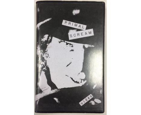 PRIMAL SCREAM RARE VHS - LIVE FROM EDINBURGH 1985. A super piece of history here, consigned by Joogs himself (Martin St. John