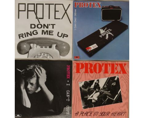 PROTEX - 7". Superb bundle of the 4 original 7" cuts from the ferocious Belfast punks! Titles are Don't Ring Me Up (UK Rough 