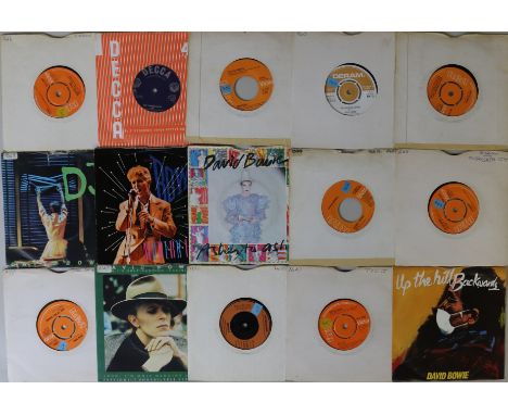 60s/70s/CLASSIC ROCK/POP. A collection of approximately 200 7" with artists/titles to include David Bowie (x8) - Drive-In Sat
