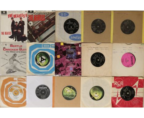 60s/BEATLES. A collection of approximately 95x 7" with artists to include: The Beatles, Arthur Wilkinson And His Orchestra - 