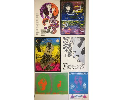 24 PSYCH REPRINTS. A great selection of 24 80s reprints of classic 60s bands/event including Woodstock, Monterey, The Rolling