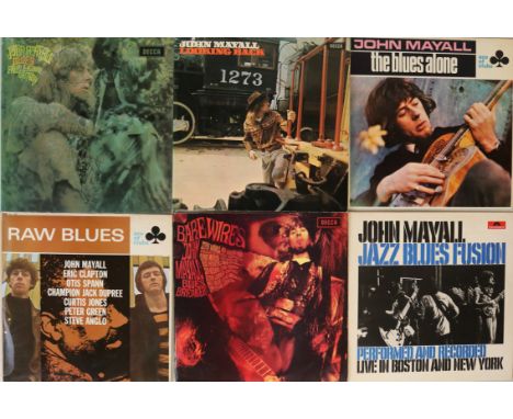 JOHN MAYALL/PAUL BUTTERFIELD - LPs. Electrifying collection of 10 x LPs. Mayall (x6) LPs are The Blues Alone (SCL 1243 - Ex+/