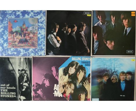 THE ROLLING STONES - 60s 'UNBOXED' LPs. You'll be getting plenty of satisfaction with this selection of 7 x original UK unbox