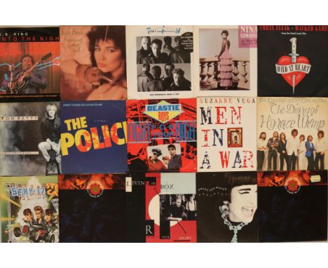 80S POP/ROCK. A collection of 200+ 7", artists/titles to include: Tom Petty - I Won't Back Down, The Police - Don't Stand So 