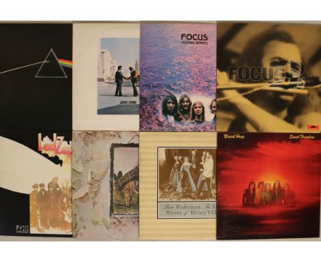 CLASSIC ROCK &amp; POP - LPs. Very clean collection of 50 x classic LPs. Artists/titles include Pink Floyd - DSOTM (UK SHVL 9