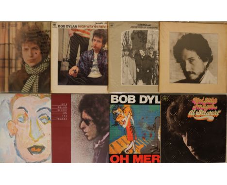 FOLK - ROCK/FOLK- A collection of 50 x LPs. Artists/titles to include: Bob Dylan - Blonde On Blonde (scarce Australian pressi