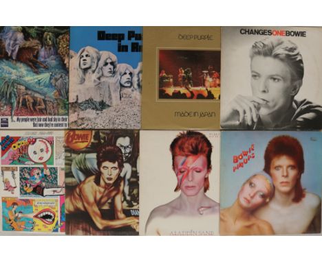 (LARGELY) 70s CLASSIC/PROG/GLAM ROCK LPs. Exceptional collection of 49 x LPs with all the classics included! Artists/titles i