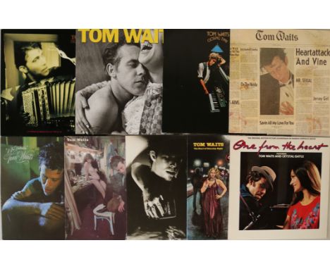 TOM WAITS - LPs. Heading downtown with Tom Waits now, 9 x very well presented LPs! Titles are Franks Wild Years (ITW 3), Rain