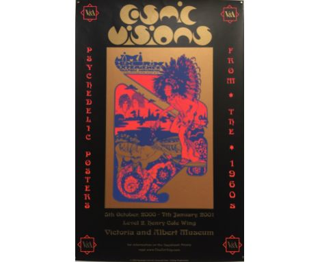 HAPSHASH EXHIBITION POSTER. An original silkscreen print designed by British graphic design duo Hapshash and the Coloured Coa