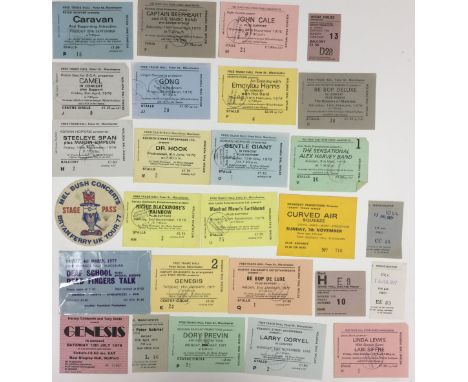 CLASSIC ROCK/PROG/ASSORTED TICKETS. Incredible pack of 70 ticket stubs covering an amazing selection of gigs from the 1970s t