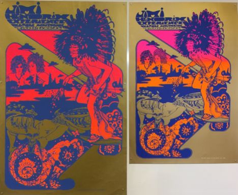 HAPSHASH REPRINTS. To include 4 Hapshash and The Coloured Coat reprints, with titles including Jimi Hendrix, Pink Floyd and T