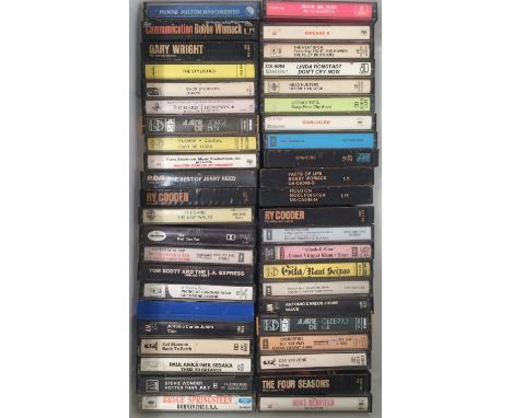 CASSETTE COLLECTION OWNED BY CAT STEVENS. A collection of approx 88 cassette tapes, all once owned by Cat Stevens, sold at Bo