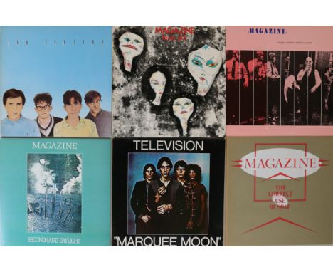POST-PUNK/NEW WAVE - 12"/LPs/7". Mega bundle of 9 x (Magazine) 7" with 11 x 12"/LPs. Artists/titles are Magazine inc. Real Li