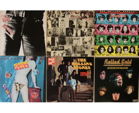 THE ROLLING STONES - LPs. Extremely well presented selection of 6 x LPs. Titles are Sticky Fingers (UK original COC59100 comp