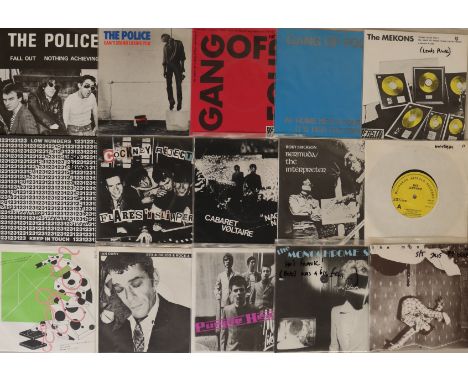 CLASSIC PUNK/NEW WAVE 7". Explosive collection of 43 x (mainly UK punk artists) 7" presented in outstanding condition. Artist