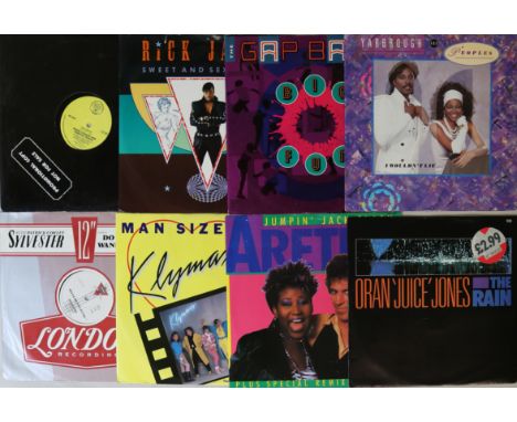 HIP-HOP/SOUL 12". Approx 140 x 12" singles, covering Hip-Hop, Soul, Boogie, Funk and more from the 1970s-90s, with plenty of 