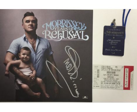 MORRISSEY SIGNED. A copy of Morrissey - Years of Refusal (SKL 1604, Ex+/Ex+) signed to front of sleeve in silver ink by Morri