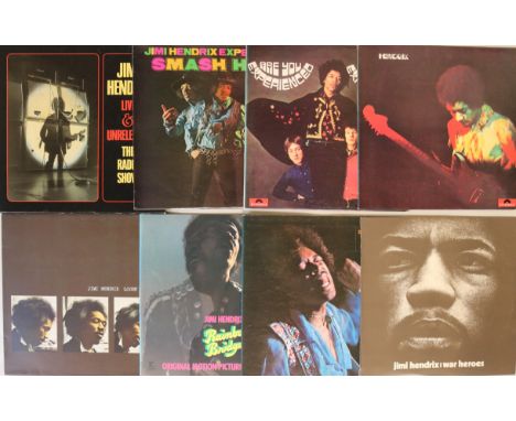 JIMI HENDRIX - LPs. Smashing back-catalogue of 22 x LPs with 1 x 5 LP box set. Titles include Live &amp; Unreleased - The Rad