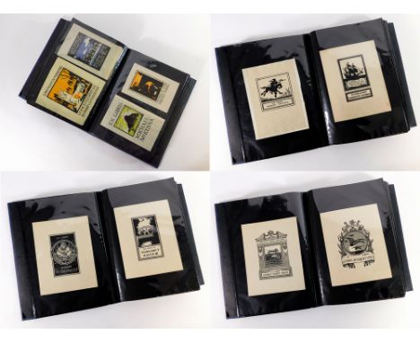 BOOK PLATES - ERNEST WILLIAM OLDHAM. A collection of approximately 98 book plates, mostly by Ernest William Oldham. Many of t