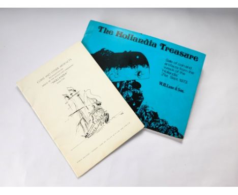 HOLLANDIA SHIPWRECK AUCTION CATALOGUES. Two catalogues for the auction of coins & artefacts recovered from the Isles Of Scill