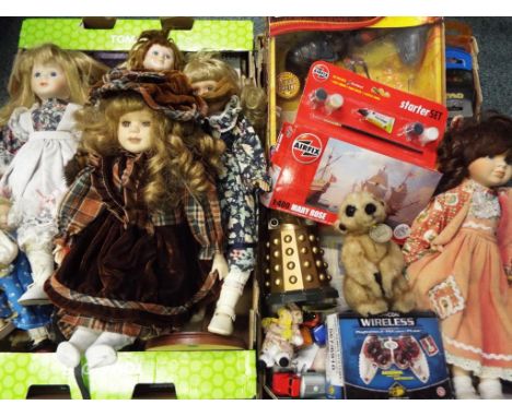 A good mixed lot to include a quantity of Top Trumps playing cards, Pokemon collectors cards, an Indiana Jones remote control