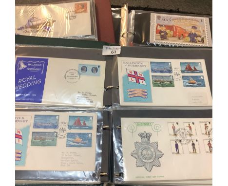 Channel Islands and Ilse of Man collection of mint, used and first day covers, in various albums.  (B.P. 21% + VAT) 